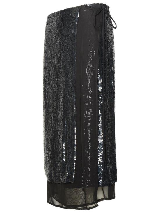  파로쉬 스커트 GLARE24 D620684013 Black - PAROSH