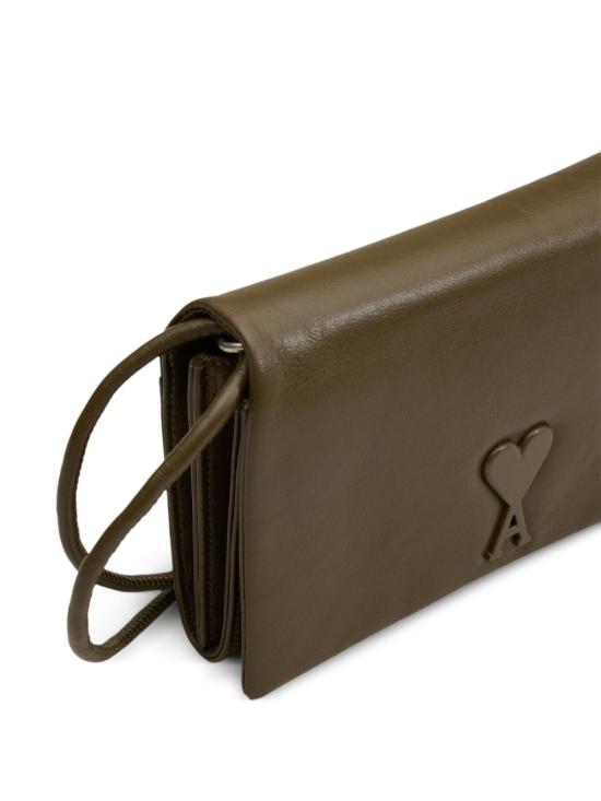  아미 지갑 E25ULL164AL0052 olive green - AMI