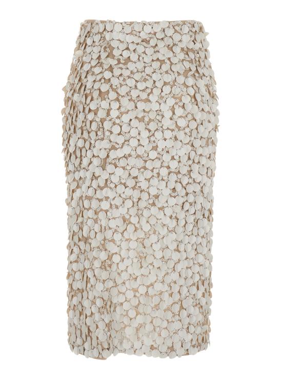 25SS 파로쉬 스커트 D620997GENIAL038 Beige - PAROSH