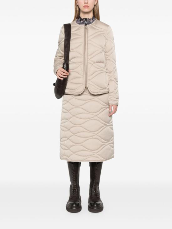  몽클레어 미디 스커트 J20932D00004597H0 beige - MONCLER