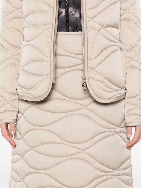  몽클레어 미디 스커트 J20932D00004597H0 beige - MONCLER