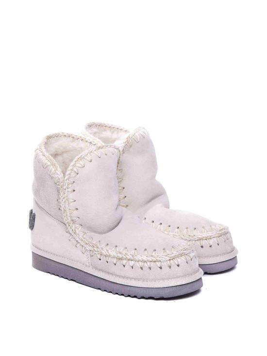 26FW 모우 에스키모 18 글리터 로고 부츠 101050ACHLK WHITE - MOU