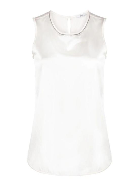  페세리코 민소매 티셔츠 S08893D02372841 White