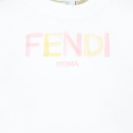 25SS [키즈] 펜디 티셔츠 JUI182 AS67 F1R0X MULTICOLOR - FENDI