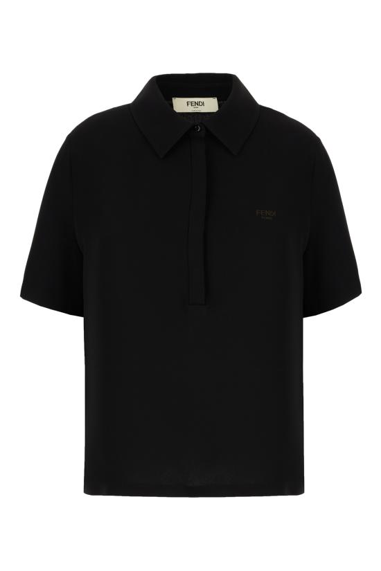 24FW 펜디 폴로 티셔츠 FS8227AWZI F0GME BLACK