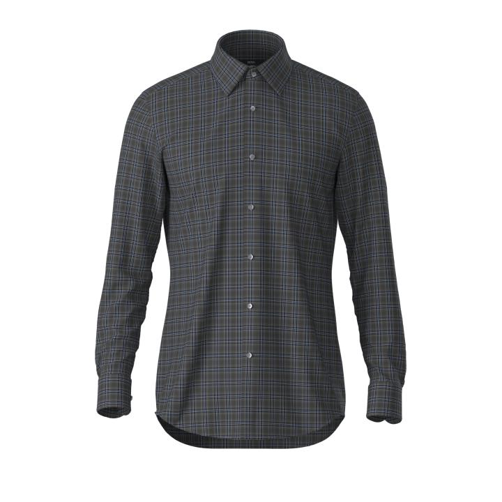  보스 / 남성 긴팔 셔츠 H HANK KENT 214 10237366 01 021 BPG