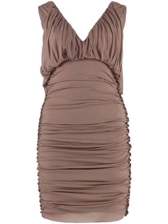  생로랑 숏 원피스 729750Y5G98 mauve