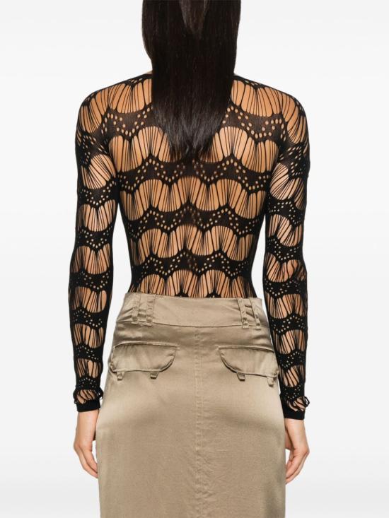  생로랑 바디수트 티셔츠 800671Y37UH - SAINT LAURENT