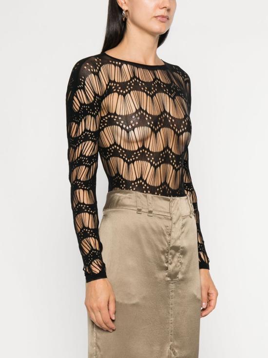  생로랑 바디수트 티셔츠 800671Y37UH - SAINT LAURENT