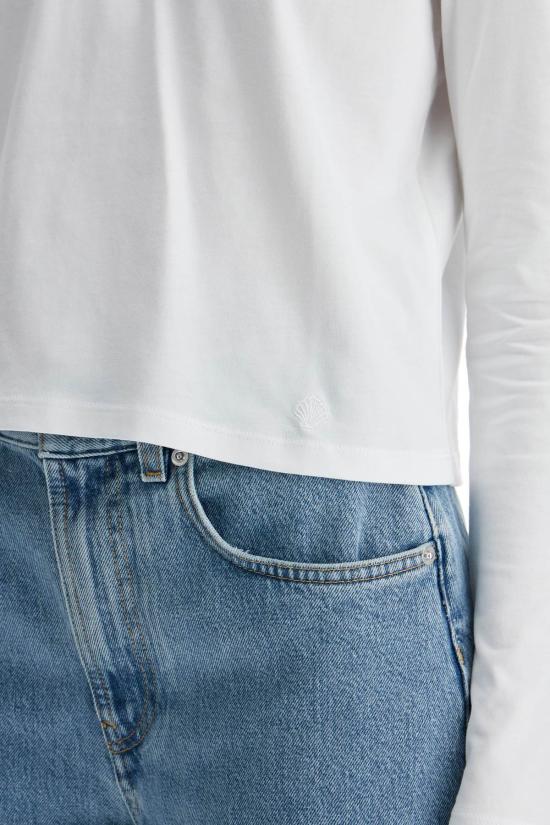 25SS 루루 스튜디오 긴팔 티셔츠 MASAL WHITE - LOULOU STUDIO