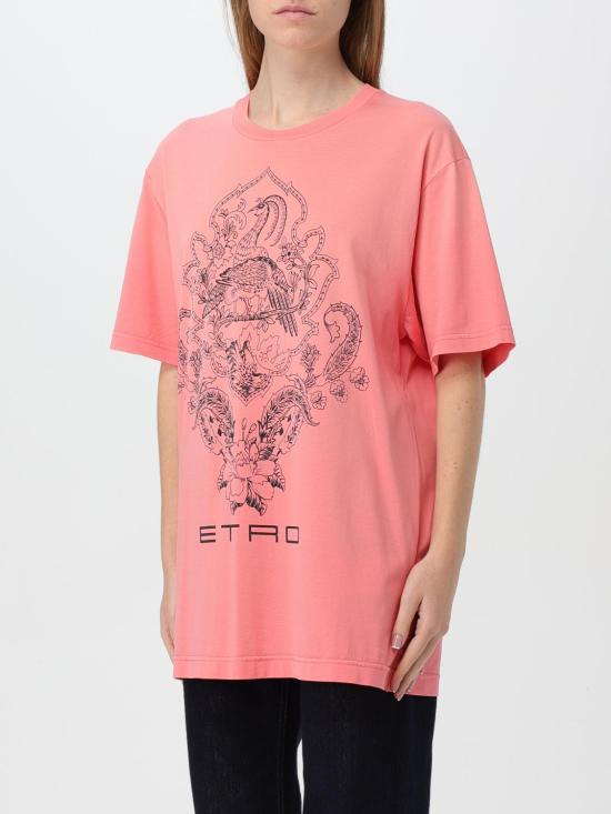 24FW 에트로 반팔 티셔츠 WRMA0007AK412 S9000 Pink - ETRO