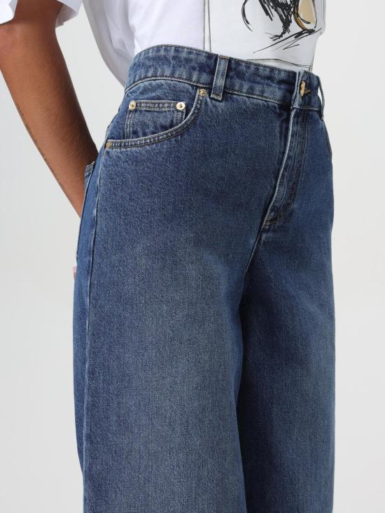 25FW 모스키노 데님 팬츠 03085522 0295 Blue - MOSCHINO