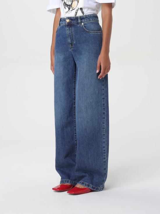 25FW 모스키노 데님 팬츠 03085522 0295 Blue - MOSCHINO