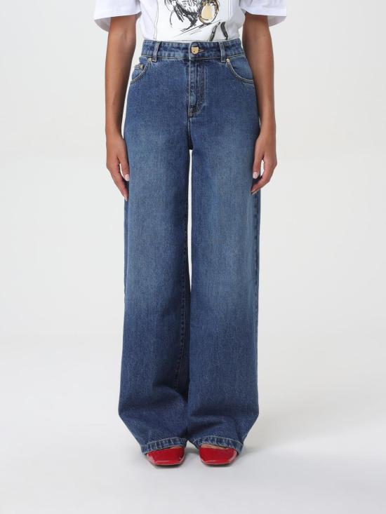 25FW 모스키노 데님 팬츠 03085522 0295 Blue