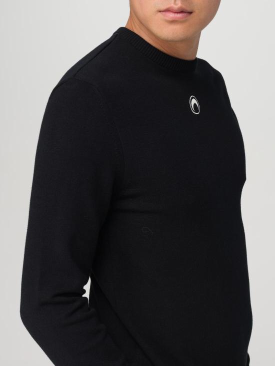 25FW 마린세르 스웨터 MTK004ACKNI0511 BK99 Black - MARINE SERRE