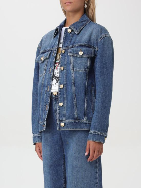 24FW 모스키노 자켓 05025522 0295 Blue - MOSCHINO