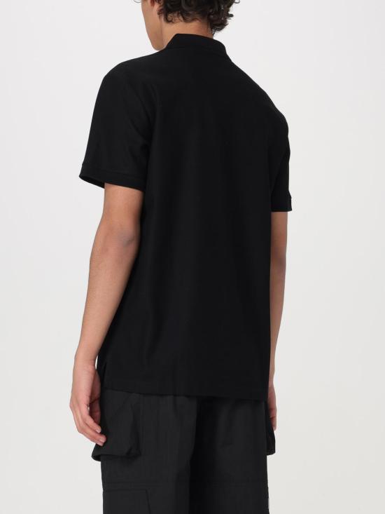 25FW 버버리 코튼 로고 폴로 셔츠 8084010 Black - BURBERRY