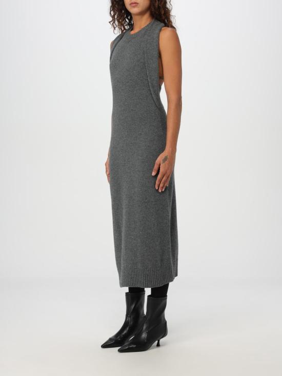 25FW 쿠레쥬 롱 원피스 324MRO467FI0062 9001 Grey - COURREGES