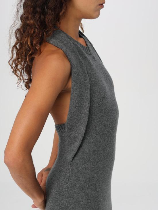 25FW 쿠레쥬 롱 원피스 324MRO467FI0062 9001 Grey - COURREGES