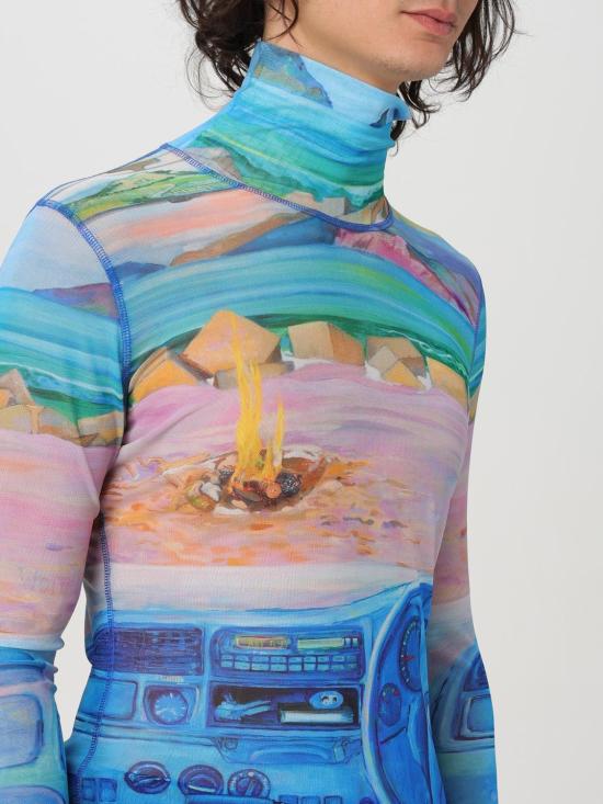 24FW JW앤더슨 터틀넥 JO0233PG1610 835 Blue - JW ANDERSON