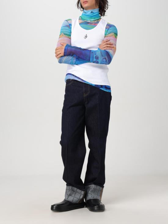 24FW JW앤더슨 터틀넥 JO0233PG1610 835 Blue - JW ANDERSON