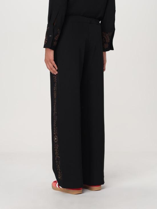 24FW 웨일즈보너 스트레이트 팬츠 WA24TR11WV03 900 Black - WALES BONNER