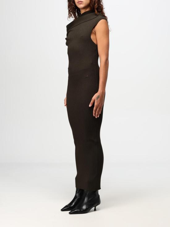 25FW 쿠레쥬 롱 원피스 324MRO469FI0001 1093 Brown - COURREGES