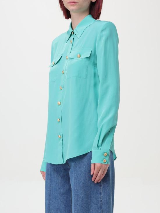 24FW 발망 블라우스 DF1HS050SD42 7CN Blue - BALMAIN