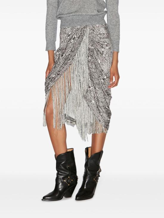  이자벨마랑 미디 스커트 JU0319FAC1J06I - ISABEL MARANT