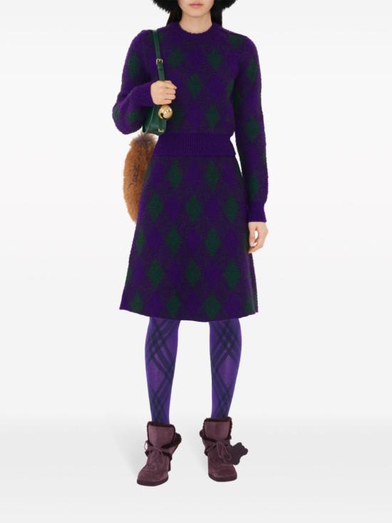  버버리 스웨터 8078500 purple - BURBERRY