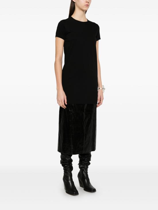  릭 오웬스 반팔 티셔츠 RP01E7203JA 09 BLACK - RICK OWENS