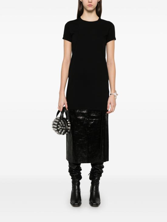  릭 오웬스 반팔 티셔츠 RP01E7203JA 09 BLACK - RICK OWENS