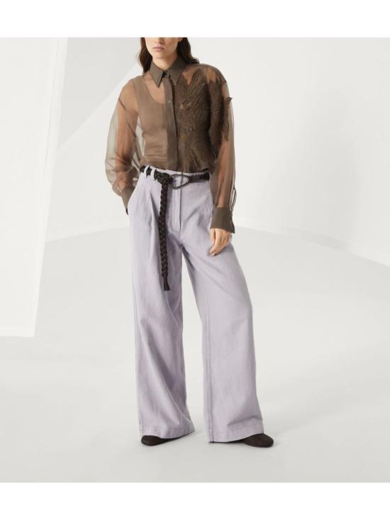  브루넬로 쿠치넬리 스트레이트 팬츠 ML996P5896C9101 - BRUNELLO CUCINELLI