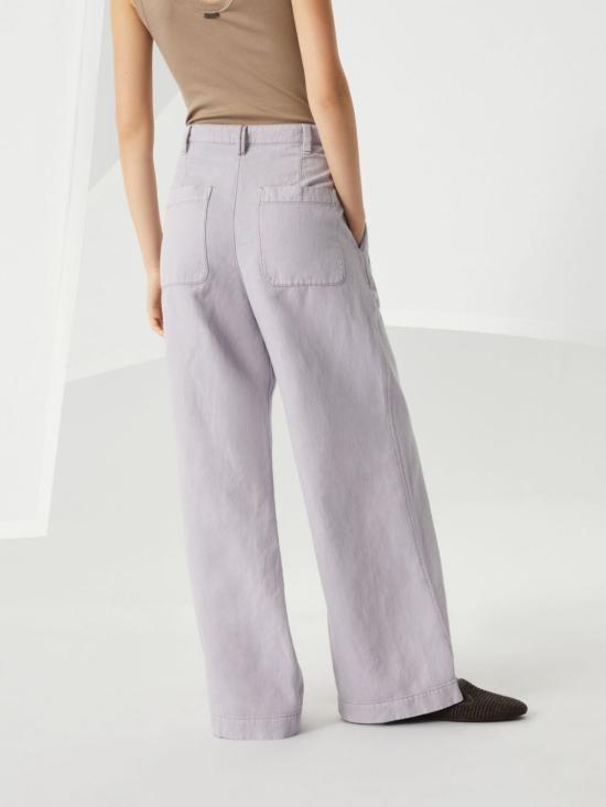  브루넬로 쿠치넬리 스트레이트 팬츠 ML996P5896C9101 - BRUNELLO CUCINELLI