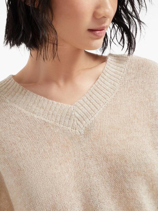  브루넬로 쿠치넬리 스웨터 MPJ757402C3959 beige - BRUNELLO CUCINELLI