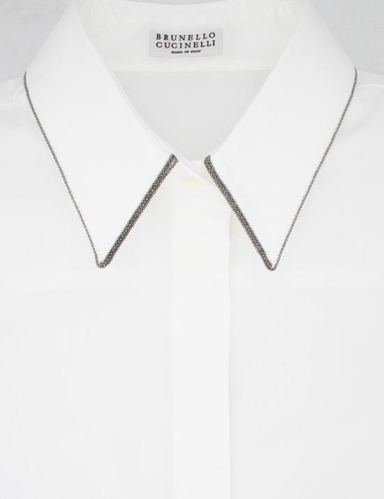 25SS 브루넬로 쿠치넬리 셔츠 M0091MA616 C159 C159 BIANCO - BRUNELLO CUCINELLI