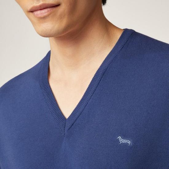  하몬트앤블레인 긴팔 티셔츠 HRJ018030763 81 INDIGO BLUE - HARMONT & BLAINE