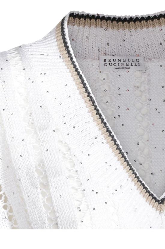 25SS 브루넬로 쿠치넬리 니트웨어 MCO559412 CFA26 - BRUNELLO CUCINELLI