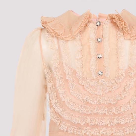 25SS 발렌티노 가라바니 원피스 6B3VAEJ71CF 0LZ ROSE MIST PINK PURPLE - VALENTINO GARAVANI