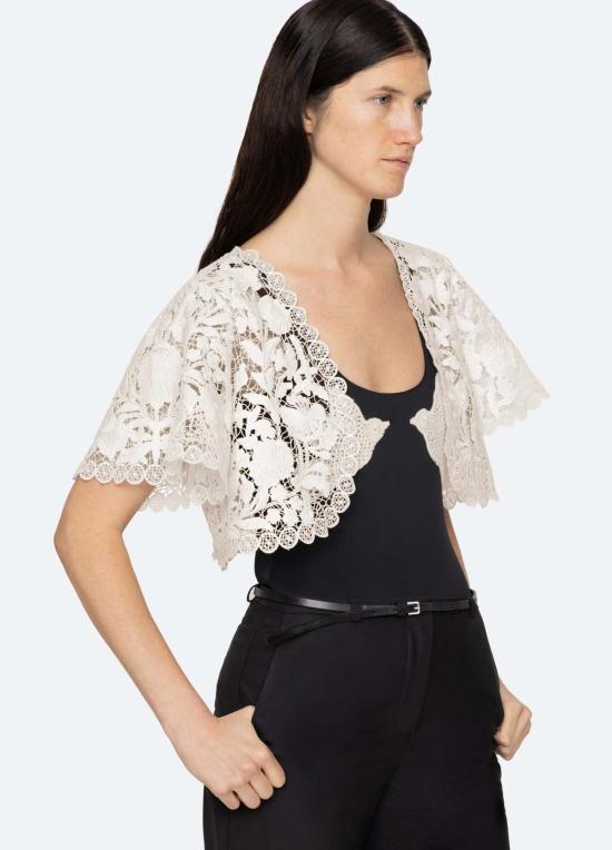  씨뉴욕 가디건 씨 나이 키라 슈러그 크림 - SEA NY