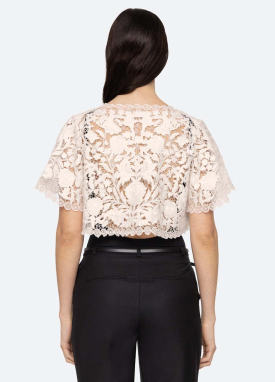  씨뉴욕 가디건 씨 나이 키라 슈러그 크림 - SEA NY