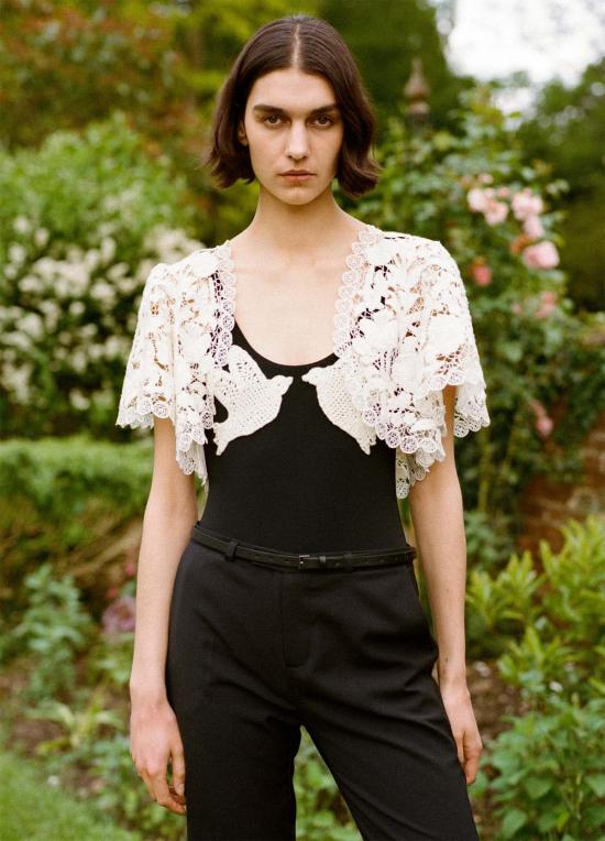  씨뉴욕 가디건 씨 나이 키라 슈러그 크림 - SEA NY