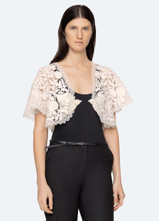  씨뉴욕 가디건 씨 나이 키라 슈러그 크림 - SEA NY