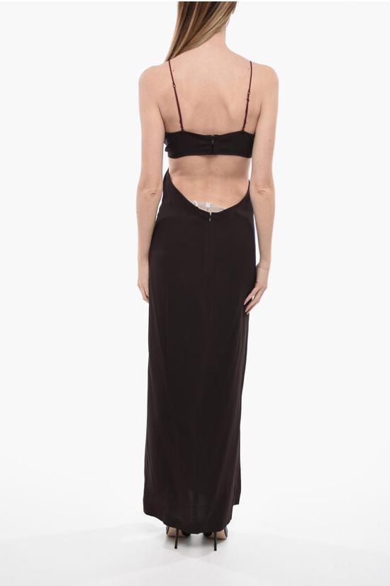  넨시 도자카 원피스 NDAW22 DR058B 0 CHOCOLATE Brown - NENSI DOJAKA