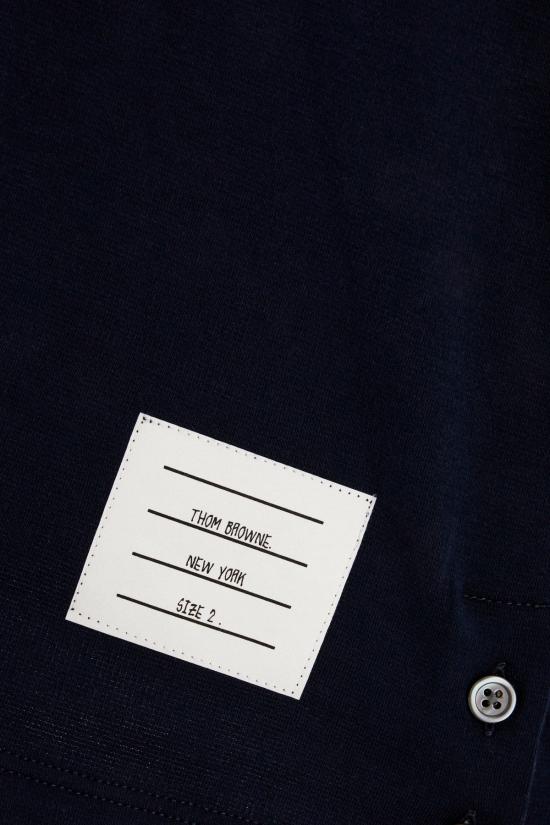 25SS 톰브라운 반팔 티셔츠 MJS231AJ0055415 NAVY DOM - THOM BROWNE