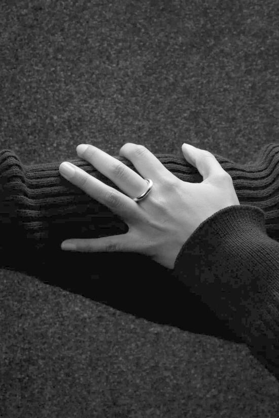  오픈 아카이브 반지 리 우르켈 폴리시드 링 실버 - OPEN ARCHIVE