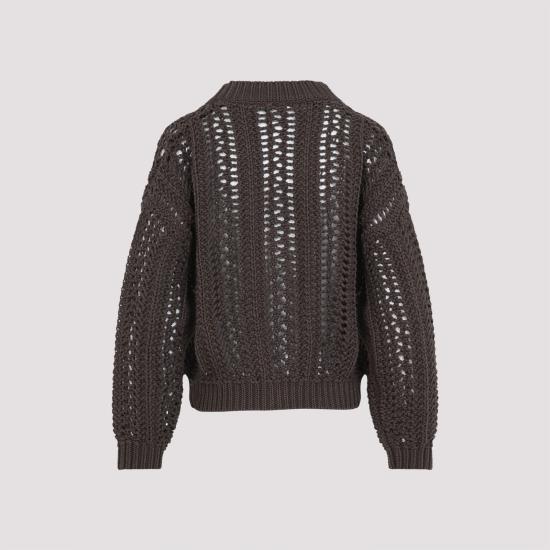 25SS 브루넬로 쿠치넬리 가디건 M8E389106 C8705 CHOCOLATE - BRUNELLO CUCINELLI