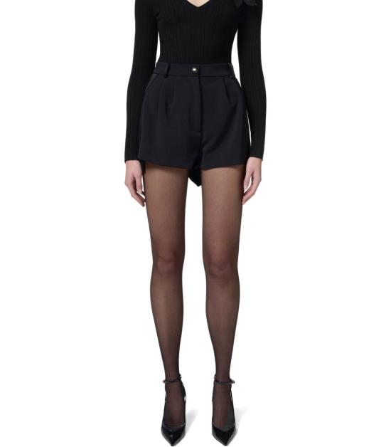 25SS 엘리자베타프랜치 숏팬츠 SH00451E2 110 42 Black - ELISABETTA FRANCHI