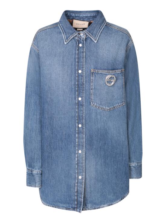  구찌 셔츠 772882 XDCT9 4447 Blue