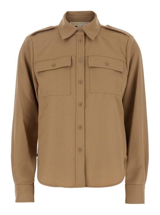 25SS 마이클 코어스 셔츠 MR5400CBQZ214 Beige